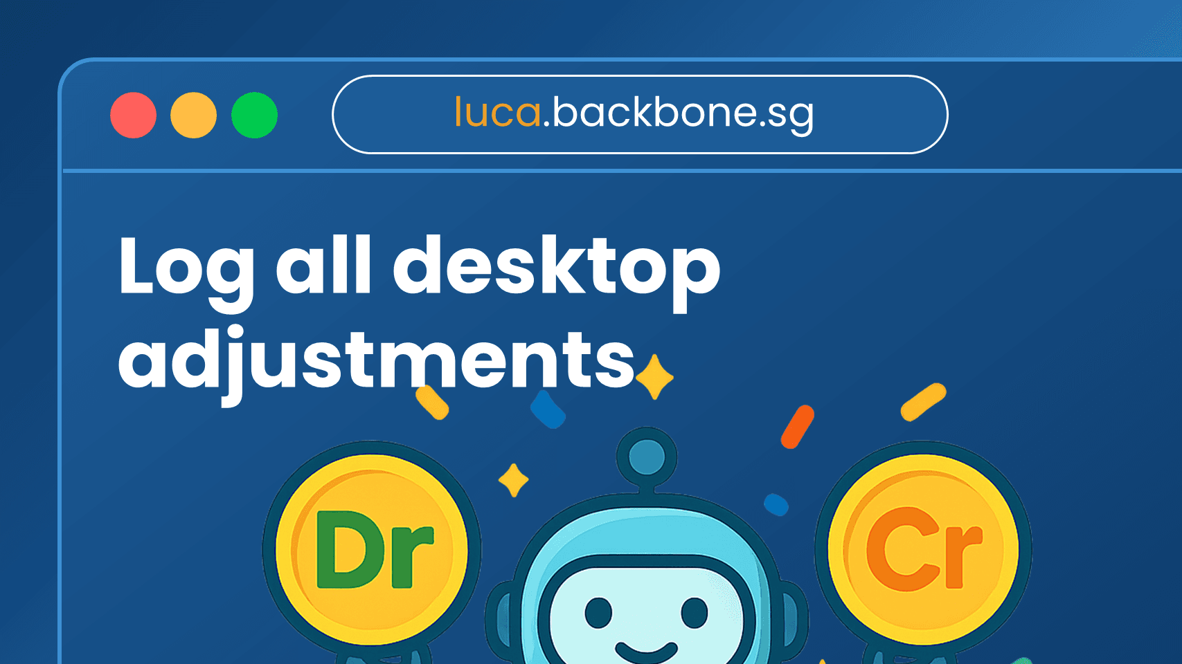 Desktop adjustments in Luca